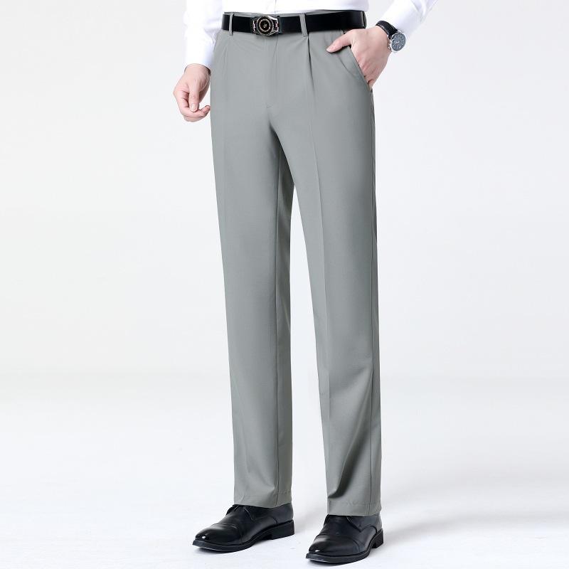 Men's Summer Formal Suit Trousers: Lightweight, High-Grade Casual Business Pants