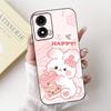 For Motorola Moto E13 4G Phone Case Moto E14 5G Back Cover Soft Matte Silicone Slim Fundas Lovely Panda Rabbit Flower Cartoon