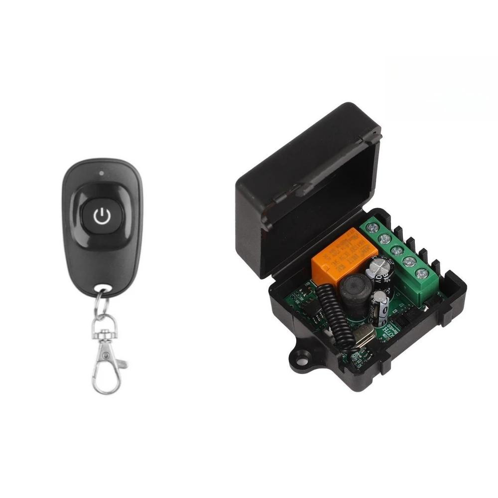 433Mhz RF Remote Control Wireless Switch DC 12V 24V 36V 10A 1CH RF Relay Receiver and 2CH Transmitter Kit For Intelligent Home