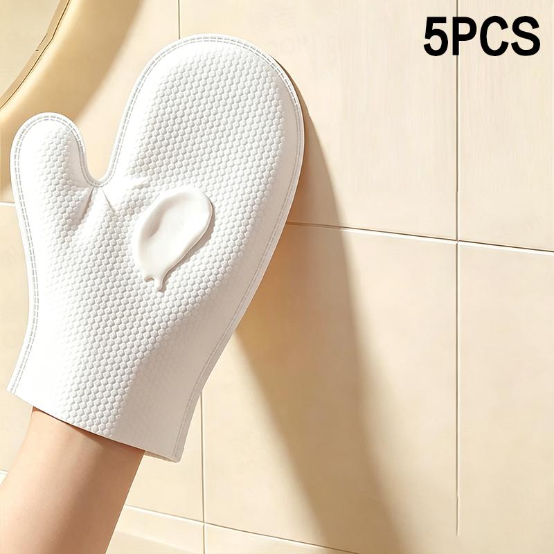 5/20Pcs Self-Tanning Glove Disposable Non Woven Gloves Body Lotion Mitt Double-Sided Prevents Sticky Hands Makeup Applicator 5PCS