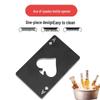 Ace of Spades Poker Card Stainless Steel Credit Card Wine and Beer Opener