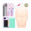 False Eyelash Extension Training Kit Mannequin Head Grafting Eyelashes Practice Tools Kit