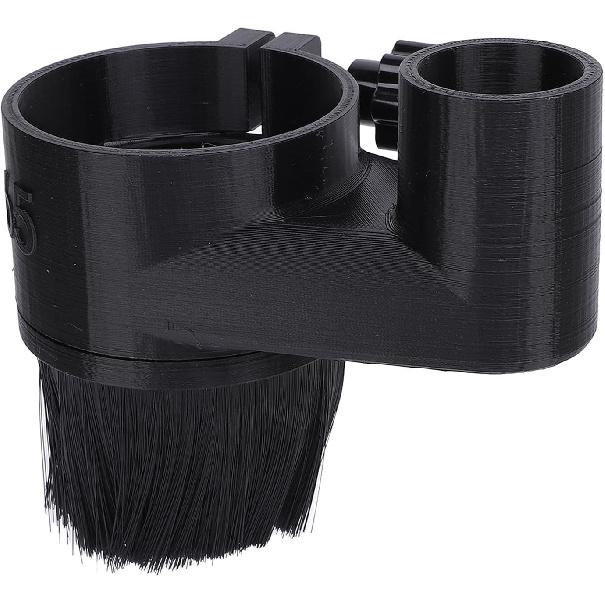 65mm CNC Router Dust Cover, CNC Dust Shoe with RemovableBristles, Magnetic Attachment, for 1.5kw Spindle Motor Engraving Machine