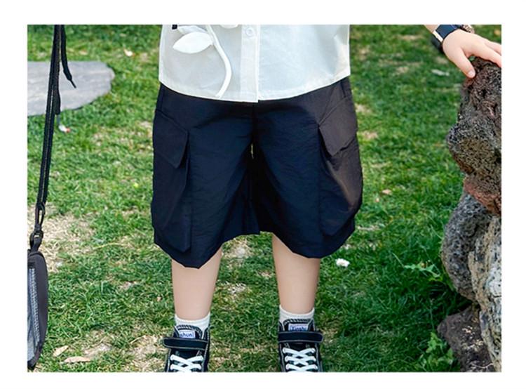 Boys' 2026 Summer Fashion: 3D Flower Print Short Sleeve Shirt & Shorts Set