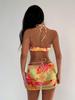 European & American Style Tie-Dye Backless Bodycon Bikini Three-Piece Set (2026 Resort Collection)