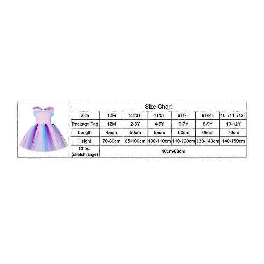 Girls' Mermaid Princess Dress Festival Party Performance Costume Girls' Mesh Dress