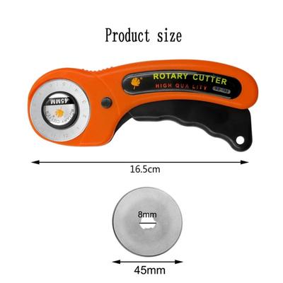 45mm artesanato de couro cortador rotativo ferramenta de corte de couro artesanato tecido lâmina circular faca diy retalhos costura estofando