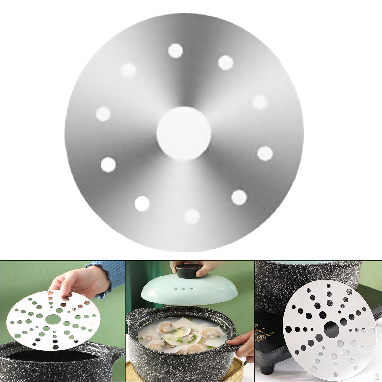 

Defrosting Tray for Induction Cookware, Heat Diffuser Plate Kitchen Use 12.3cm