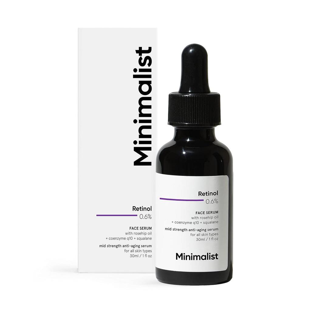Retinol Face Serum 0.6% (30 Ml), Retinol 0.6% Face Serum, Minimalist