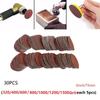 35pcs/Set 75mm-80mm Sandpapers 320/400/600 / 800/1000/1200/1500Grit