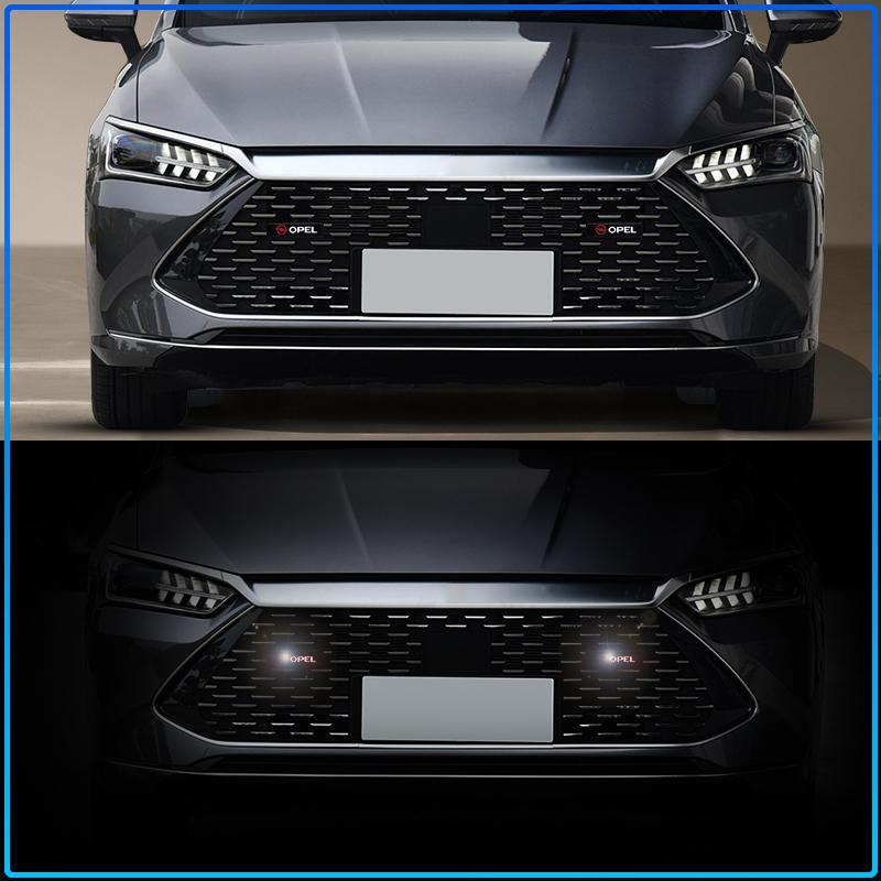 1Pcs Car Decorative LED Light Front Hood Grille Emblem Decor For Opel Crosa D Astra H Insignia Astra J Zafira B Mokkaastra Vivaro Astra G