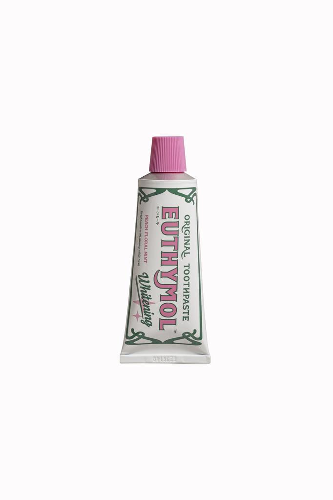 EUTHYMOL White Pink Peach Floral Mint Scent, 106g, Whitening Toothpaste, Quasi-drug