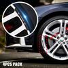 4pcs Car Wheel Rim Stickers Auto Tire Emblem Decor Decal Accessories For Hyundai Genesis N-LINE I10 I20 I30 I40 IX20 IX35 Kona XX6