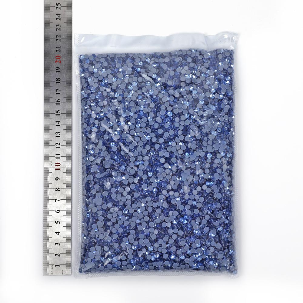 Weichen Imitation Austrian Hot Diamond Big Bag, Grid Glue Glass Rhinestone Hot Melt Glue Bottom Drill Clothing Accessories