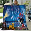 Mickey and Minnie Cartoon Blanket: Adorable, Warm, and Perfect for Home Decoration  Living Room, Travel, and All Seasons
