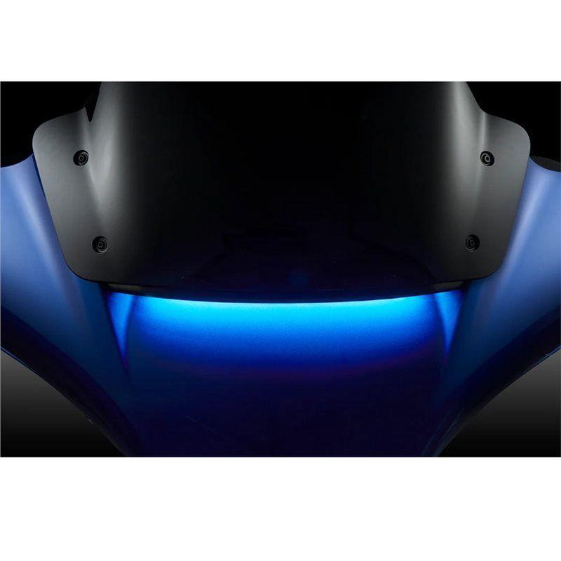 Precise Windshield Center Fairing Vent Light For Touring CVO Electra Street Glide Ultra 2023-2025 Motorcycle LED