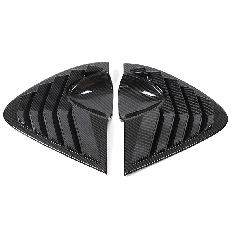 

For Seat Leon 2008-2012 Car Rear Triangular Blind Decorative Cover Sticker ABS Auto Accessories 2 Pcs
