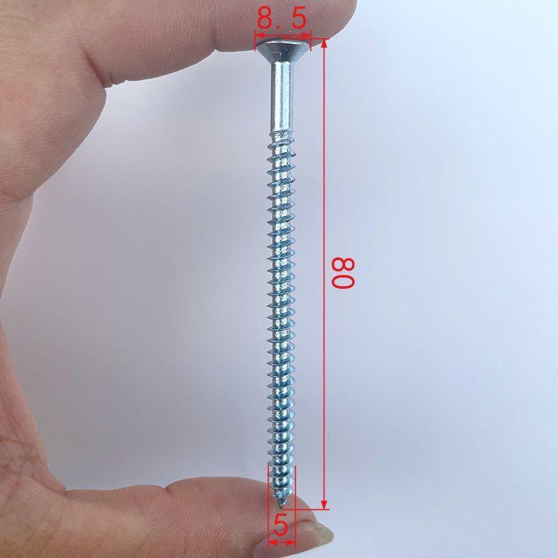 Extra Long Phillips Self-Tapping Woodworking Screws for Door and Window Installation (M4/M5)