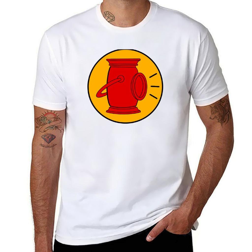 Golden Age Red Lantern Tshirt Holiday Casual Short Sleeve Top