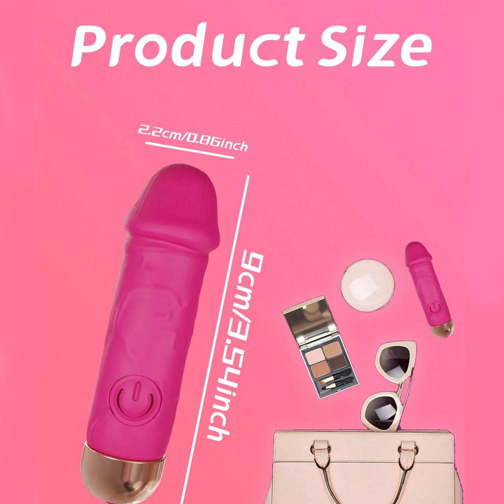 Mini Bullet Vibrator, 10 Vibration Modes, Easy To Carry, Waterproof Female G-spot Stimulator Dildo Vibrator Adult Female Toys