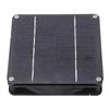 Solar Panel Powered Fan Kit 20W Monocrystalline Solar Panel Exhaust Fan Kit for Outdoor Travel Greenhouse Black
