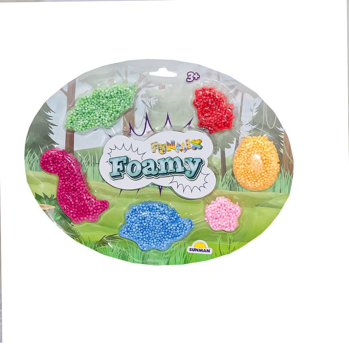 

3566 SUN-YFN-FNX-Slime Foam Şekiller ve Hayvanlar 6 lı Kartela -Sunman