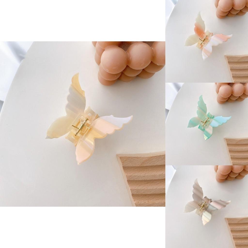Elegant Handmade Acetate Hair Claw Clip With Butterfly Style For Trendy Girls
