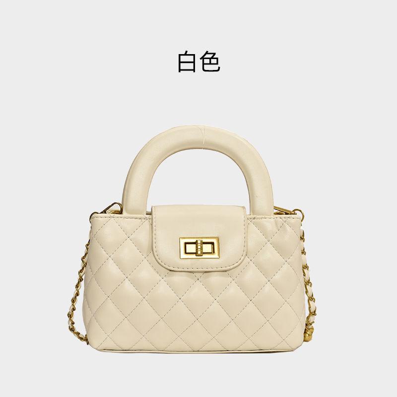 Custom bag 2025 new handbag bag light luxury niche high-end diamond French pink women's messenger bag