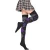 New Vintage Style Women's Socks Diamond Plaid Over Knee Socks Student Casual Stockings Party Dance Socks