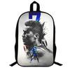 Cristiano Ronaldo Motiv Rucksack Schulkinder 17 Zoll Oxford-Gewebe Doppeltes Träger-Tasche Mit Atmungsaktiven Gepolsterten Trägern