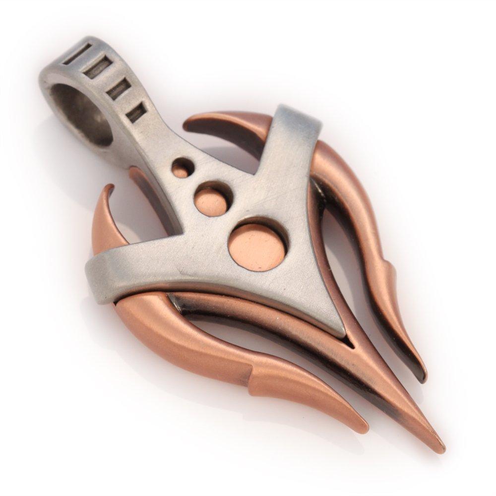 

Bico Australia [Surf Bico] Alexander Pendant (TT12 Copper) - World Domination - Silver and Copper Tones, Tribal Street Jewelry