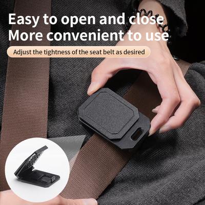 Plastic Strong Adjustable Car Safety Belt Clips Slip-Resistant Seat Belt Buckle Simple Clamp Fixing Clip Car Styling Accessories