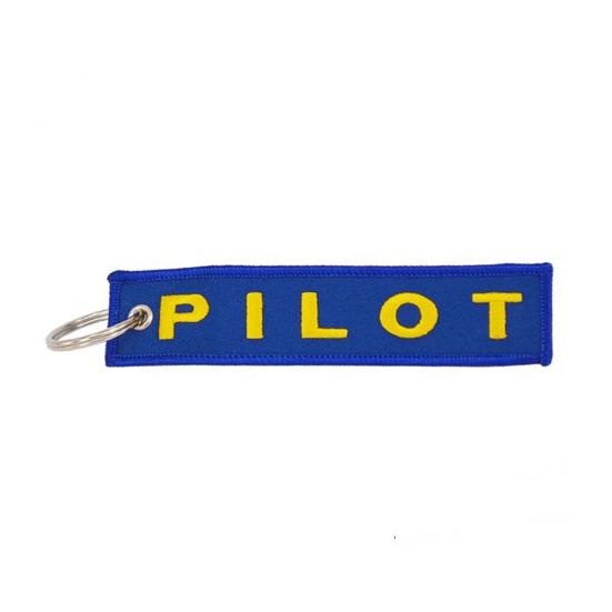 Pilot Danger Ride or Die Crew Stickerei Tag Auto Schlüsselanhänger Schlüsselanhänger Halter Geschenk