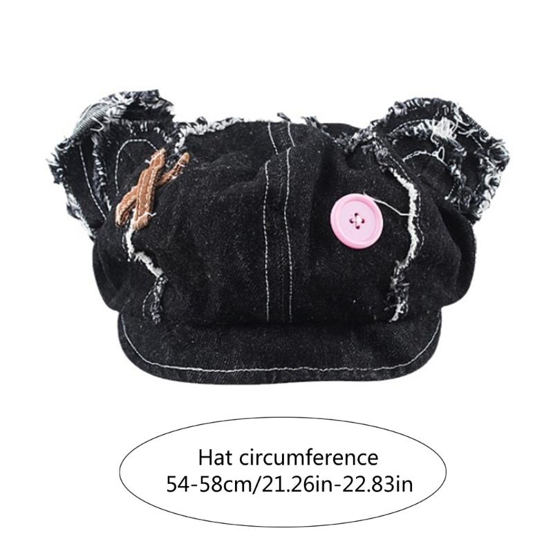 Trendy Cute Bear Ear Beret Girls Woman French Hat Girls Shopping Painter Hat