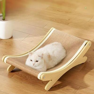 Sisal Cat Scratcher Bed Multi-Functional Durable Cat Lounge for Indoor Cats