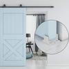6X/set Boden Guide Kunststoff Ersatz Für Schiebe Barn Door Einstellbar