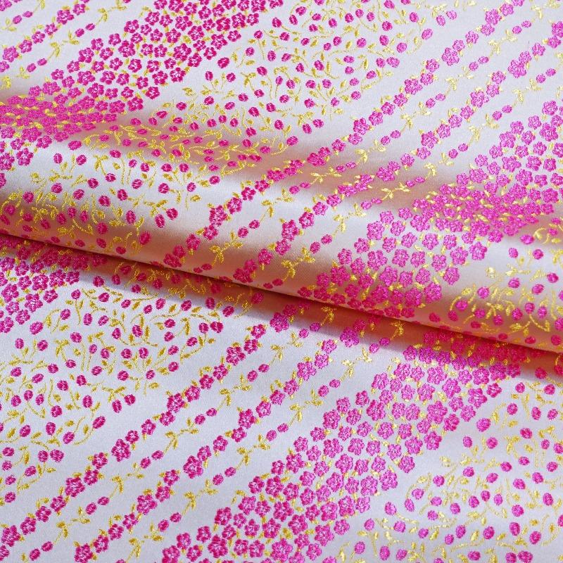 

Chinese Style Floral Patterned Brocade Fabric for DIY Sewing Silk Satin Dress Cheongsam Jacket Designer Patchwork Material 500x114cm