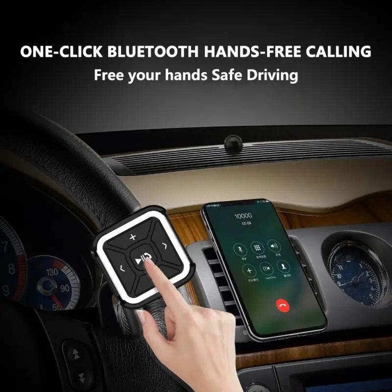 Multi-function Bluetooth Remote Controler Portable Dual-channel Control Mobile Phone For Car Steering Wheel Bicycle Electric Car
