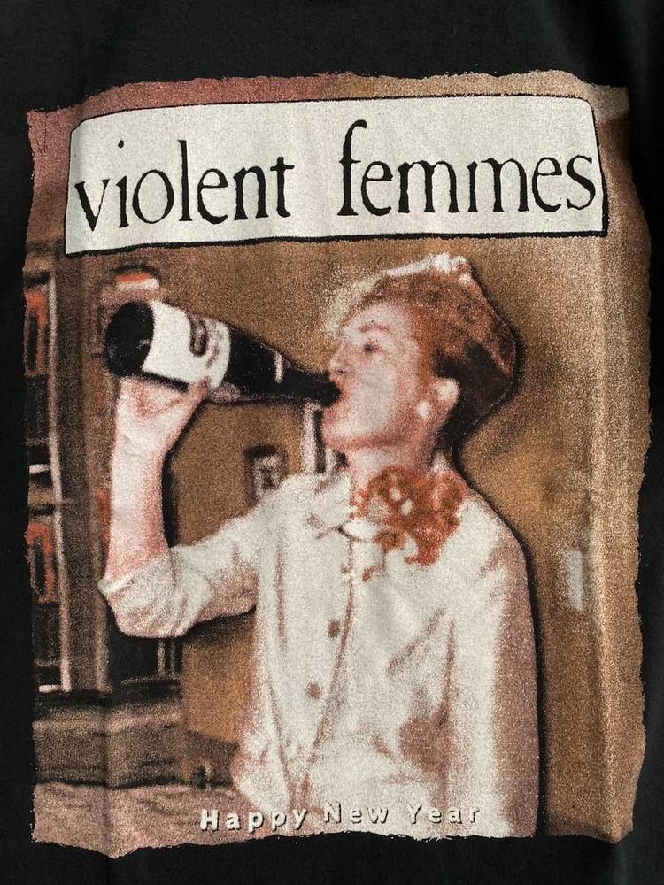 Violent Femmes Happy New Year Shirt Short Sleeve Black Unisex S2345XL KY133 XXL
