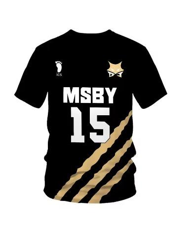 Basketball Jersey Volleyball Football Youth Crew Neck T-Shirt Sports Short Sleeve 3D Digital Printing XXS