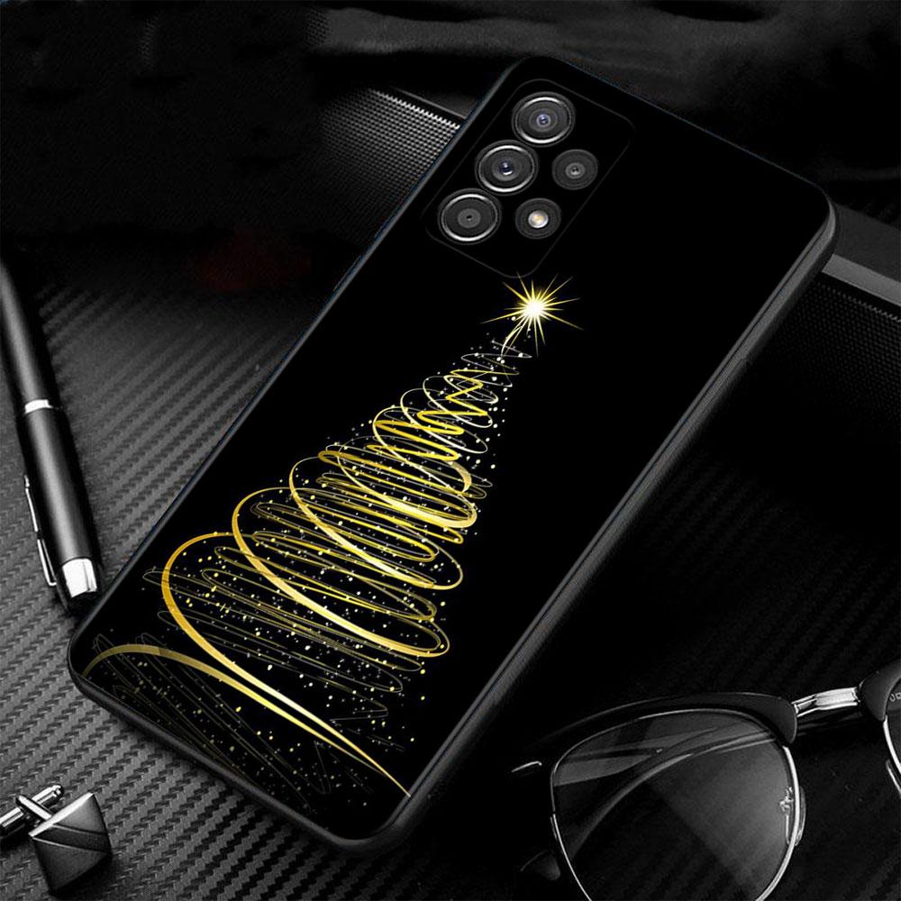 

Чехол для телефона Samsung A52s A73 A72 A53 A33 A32 A22 A13 A02s A21s A12 A31 A91 A51 A71 A41 A23 A11 с рождественской елкой и оленем Samsung A91
