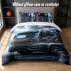 Set Biancheria da Letto MAN Design 1 Copripiumino + 2 Federe Morbido Traspirante Biancheria da Letto per la Casa