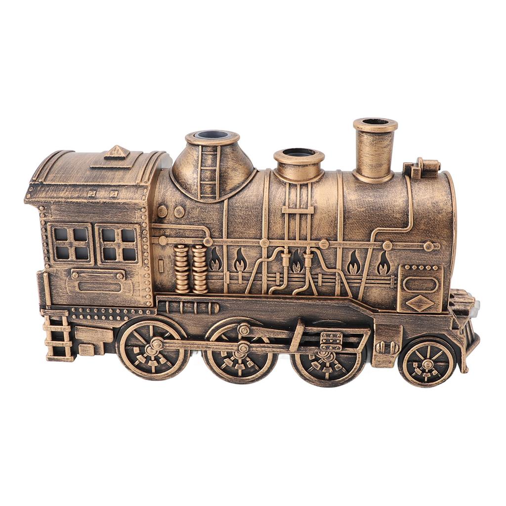 Train Shape Humidifier Double Outlets Fragrance Cool Mist Diffuser for Bedroom Office Desktop 300ml Capacity