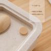 Leak-Resistant Bento Box for Men and Women, 850ml, Made with Straw Fiber, Easy To Wash, Includes Cutlery, Perfect for Commuting To Work or School (Whe
