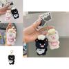 Fluffy Cat Keychain With Chef Costume Plush Toy For Anime Fans