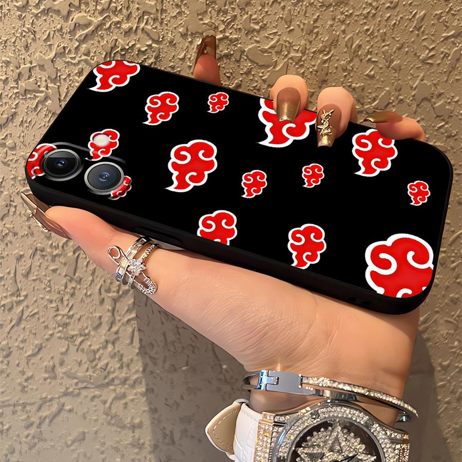 Soft Back Phone Cover Case for iPhone 7 8 SE X XS XR 12 17Air 14 15 Plus 13 Mini 17 16 Pro Max 11 Akatsuki Cool Cloud