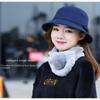 Cap Brim Bowler Fedora Hats Women Vintage Retro Hat Autumn Winter Warm Hat Wool Felt Bucket Cap Church Bowler Cloche Hats