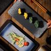 Ceramic Japanese Style Sushi Plate Exquisite Dessert Plate Flat Plates  Restaurant
