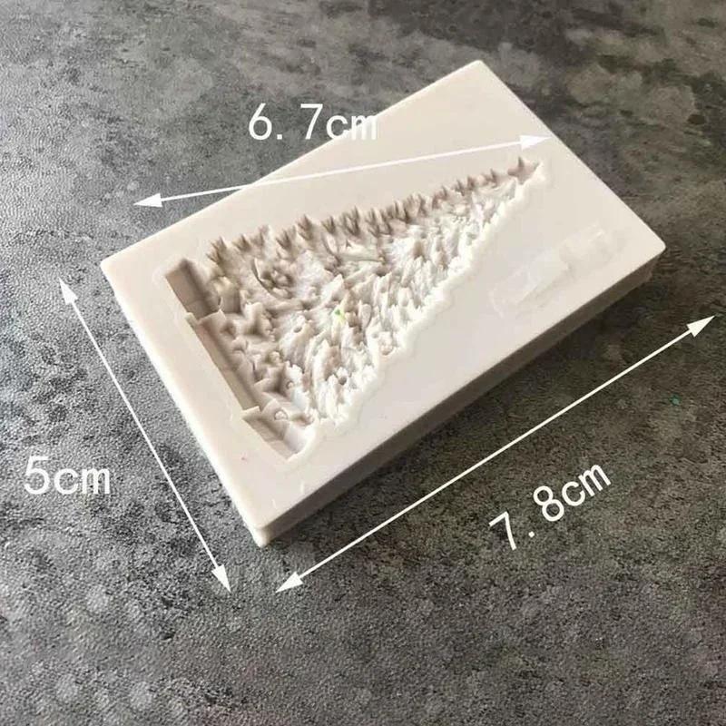 Christmas Series Molds DIY Epoxy Resin Cake Baking Christmas Tree Shape Silicone Mold Handmade Making Small Tools Accessories