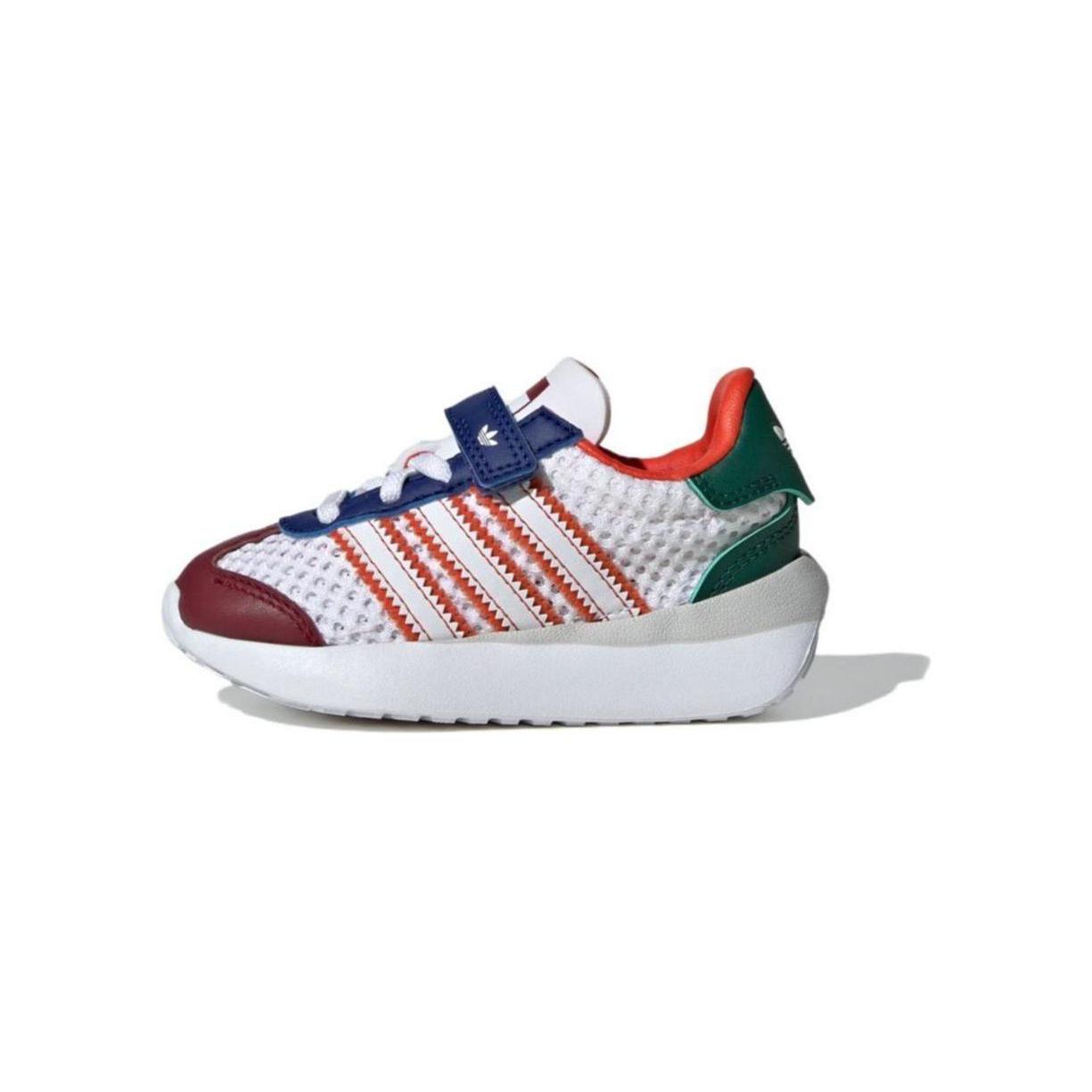 

Adidas Originals COUNTRY XLG Abrasion Resistant Low top Toddler Shoes White Red Blue Infant And Toddler JH6367 24
